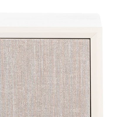 Estella White Wood 1-Drawer Accent Table with Storage