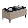 Designs4Comfort Magnolia Storage Ottoman with Trays - Breighton Home - 3 of 4