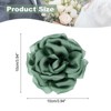 Unique Bargains Satin Flower Durable Elegant Large Peony Floral Lapel Brooch Pin - 2 of 4