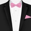 Jacob Alexander Men's Solid Color Pre-Tied Adjustable Banded Bow Tie - 2 of 4