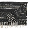 72" x 16" Cotton Striped Table Runner Black - Saro Lifestyle: Kitchen Decor, 72 Inch Rectangle, Spot Clean - image 2 of 3