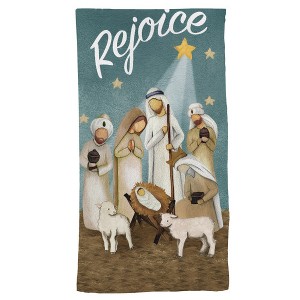 Briarwood Lane Christmas Hand Towel 26x18 Rejoice Nativity For Christmas Hand Towel - 1 of 3
