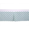  Bacati - Noah Dots/Cross Mint/Navy Crib/Toddler Bed Skirt - image 3 of 3