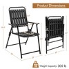 Yaheetech 8pcs Foldable Dining Chairs with Metal Frame - 3 of 4