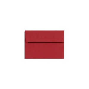 LUX A4 Invitation Envelopes 4 1/4 x 6 1/4 50/Box Holiday Red 4872-R-50 - 1 of 1