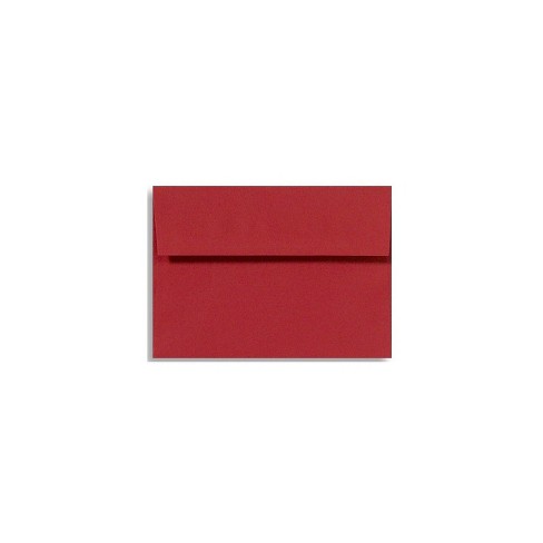 Lux Invitation Envelopes 4 1 4 X 6 1 4 50 Box Holiday Red 4872 R 50 Target