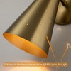 Rennnsan Novara 13" Hardwired 2 -Light Dimmable Mid-Century Dimmable Wall Sconce - 3 of 4