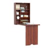 NicBex Home Office Desk 37" L Morden Wall-Mounted Desk with Open Storage Shelves Foldable Design Writing Desk for Office, Study, Living Room - 4 of 4