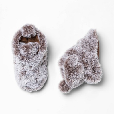 little girl fuzzy slippers