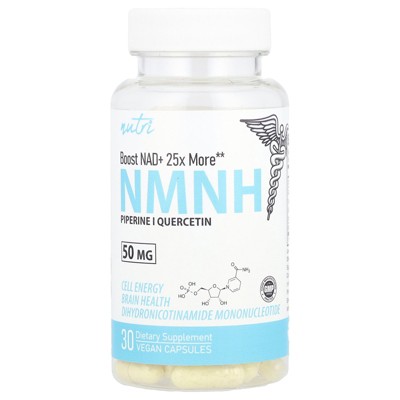 Nutri NMNH , 50 mg , 30 Vegan Capsules