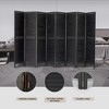 NicBex 67.00" H Room Divider Modern Folding Privacy Screen with Wood Legs for Home & Office - 4 of 4