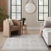 Nourison Distinctive Persian Floral Indoor Area Rug Cream Grey 7'10" x 9'10" - 4 of 4