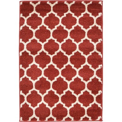 Unique Loom Trellis Philadelphia Geometric Indoor Woven Area Rug