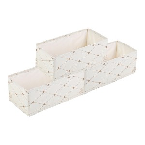 REGALWOVEN Fabric Collapsible Large Capacity Sturdy Storage Bin 3 Pcs - 1 of 4