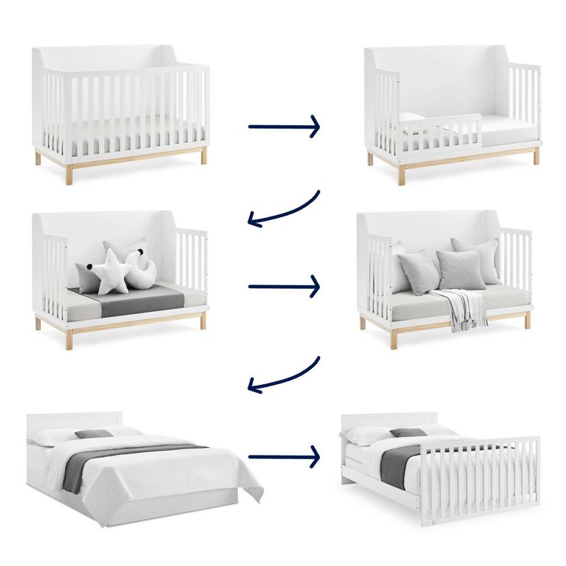 BabyGap by Delta Children Oxford 6-in-1 Convertible Crib - Greenguard Gold Certified, 4 of 11