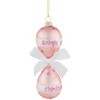 Northlight Baby Girl's First Christmas 2023 Glass Ornament - 5" - 3 of 4