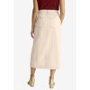 Jessica London Women's Plus Size Contrast Stitching Seamed Skirt - 3 of 4