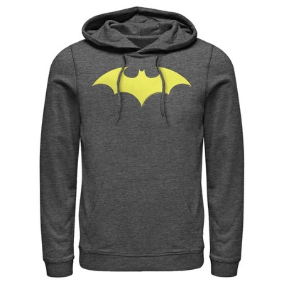 Men's Batman Winged Hero Symbol Pull Over Hoodie