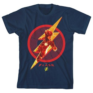 Flash Logo Trap Graphics Youth Navy T-shirt - 1 of 1