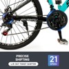 Topteng 26" Mountain Bike for Men Women, 21-Speed, Full Suspension Green - 4 of 4