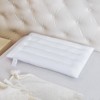 Itopfox Thin Pillow for Stomach and Back Sleepers - Ultra Slim Flat Design for Neck Support and Comfort, Promotes Deeper Sleep (Pack of 1) - 3 of 4