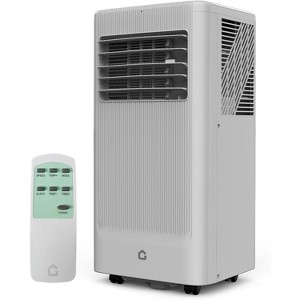 Acekool 8000 BTU Portable Air Conditioner – 3-in-1 AC, Fan & Dehumidifier for Rooms up to 350 Sq Ft, Remote, 24H Timer, Window Kit, Black & Grey Top - 1 of 4