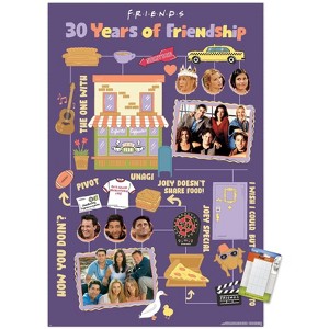 Trends International Friends 30th - 30 Years of Friendship Unframed Wall Poster Prints - 1 of 4