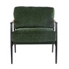 ACEPANO 27.56 Inch Metal & Wooden Accent Armchair With Plush Cushion-Green - 4 of 4