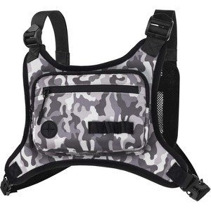 Running Chest Pack Lightweight, Outdoor Sports Vest Bag with Phone Holder for Men Women, Ideal for Cycling, Hiking, Workout, Skiing - 1 of 4