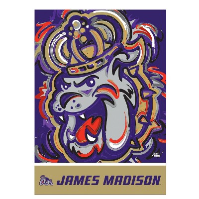 Evergreen James Madison University House Flag 28 x 44 Inches Outdoor Decor for Homes and Gardens
