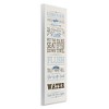 Stupell Industries Bathroom Rules Vintage List, 7" x 17" - 3 of 4