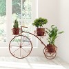 Sorbus Tricycle Plant Stand - Flower Pot Cart Holder - Ideal for Home, Garden, Patio - Great Gift for Plant Lovers (Bronze) - 4 of 4