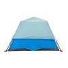 Outbound QuickCamp 6 Person 3 Season Lightweight Cabin Style Tent with a Heavy Duty 600 mm Coated Rainfly, Front Canopy, and Carry Bag, Blue - 4 of 4