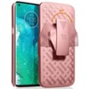 Nakedcellphone Case with Stand and Belt Clip Holster for Motorola Edge Plus (2020) - 3 of 4
