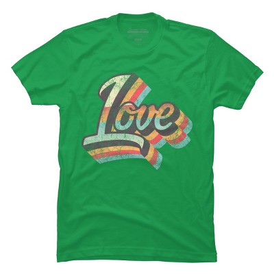Men's Design By Humans Love By zeusshop T-Shirt