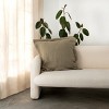 100% French Linen Flanged Euro Sham 26" x 26" | BOKSER HOME - 3 of 4