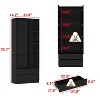 FUFU&GAGA Glass - Door Display Cabinet with LED Lights - Multifunctional Bookcase & Storage Unit - 2 of 4