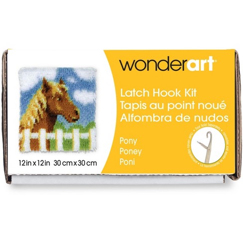 Wonderart Latch Hook Kit 12x12-pony : Target