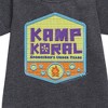 Girls' - SpongeBob SquarePants - Kamp Koral Kamp Koral Logo Badge Graphic Short Sleeve Fleece Dress - 2 of 4