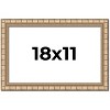 PosterPalooza | 18x11 Modern Bamboo Picture Frame, UV Acrylic, 5 Finishes - 2 of 4