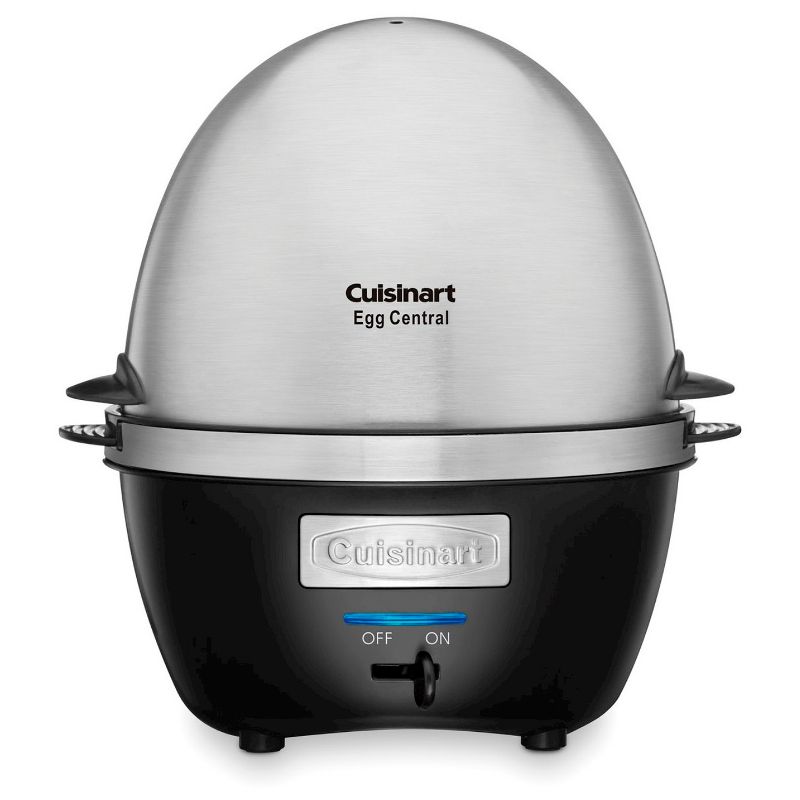 Cuisinart Egg Central - Black w/ Brushed Stainless Steel Lid - CEC-10, 1 of 7