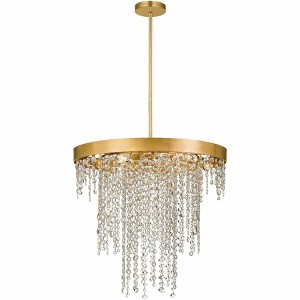 Crystorama Lighting Winham 6 - Light Chandelier in  Antique Gold - 1 of 4