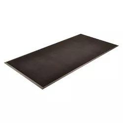 HomeTrax Rubber Brush Doormat - Black (28"x46")