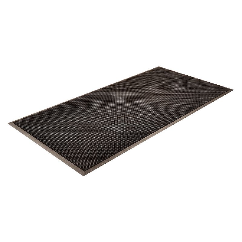 HomeTrax Rubber Brush Doormat - Black (28&#34;x46&#34;), 1 of 8