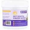 HICC Pet Pet Dental Finger Wipes, For Dogs & Cats, Peanut Butter, 50 Pieces - 4 of 4