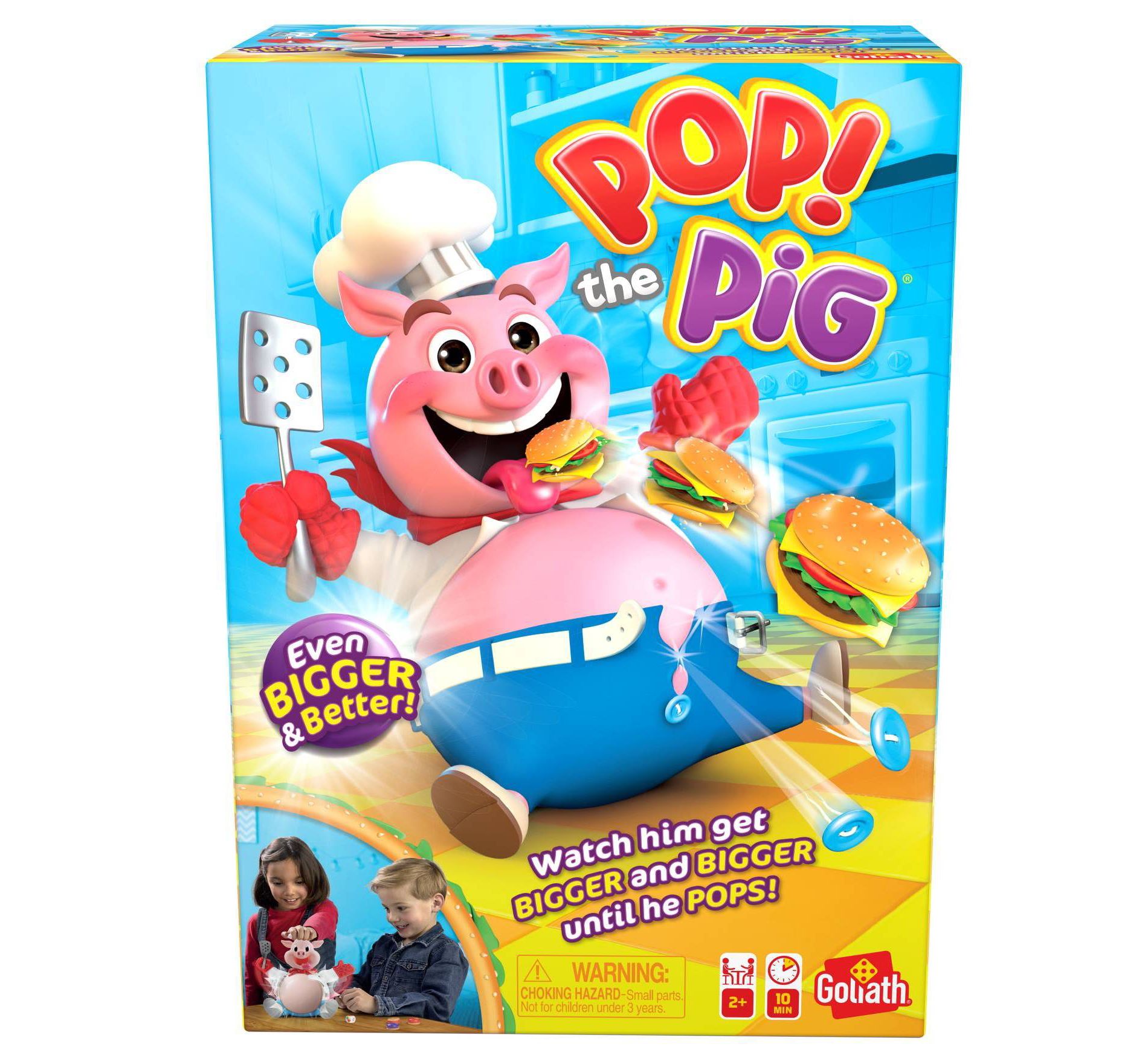 Goliath Pop the Pig Game: Educational Math & Shapes Board Game for 2-6 Players