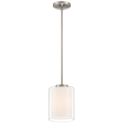 Access Lighting Seville 1 - Light Pendant in  Brushed Steel