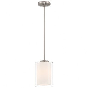 Access Lighting Seville 1 - Light Pendant in  Brushed Steel - 1 of 4