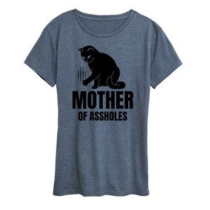 Women's - Instant Message - Mother of Cats Short Sleeve Graphic T-Shirt - 1 of 4