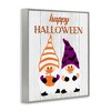 Stupell Industries Happy Halloween Seasonal Gnomes Framed Giclee Art - 2 of 4